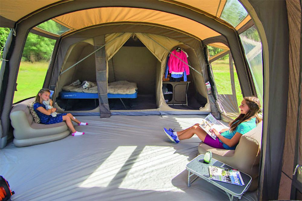 Tent With Bedrooms And Living Room