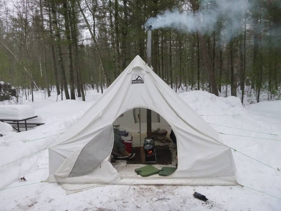 hot tents for winter camping