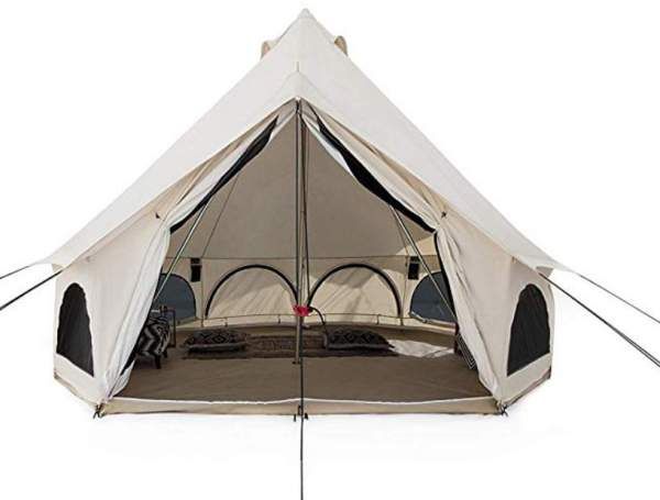 White Duck Luxury Avalon Canvas Bell Tent