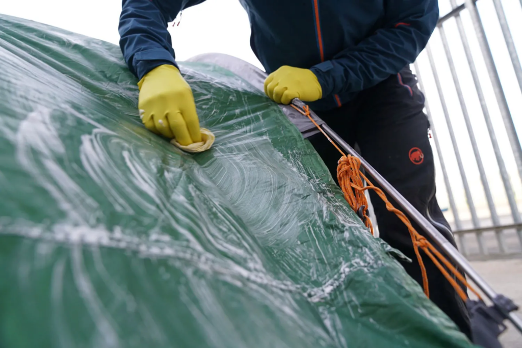 waterproof a tent