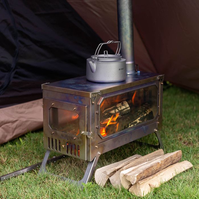 What is hot tent camping
